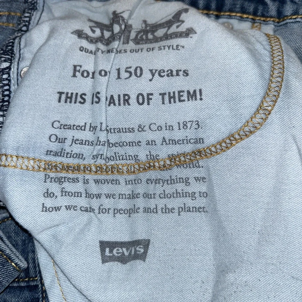 LEVIS 505 Jeans Mens 38x30 Classic Straight Leg Medium Wash Blue Denim